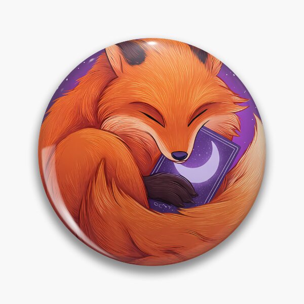 Item preview, Tarot Fox Moon Card designed and sold by IllumeInk.