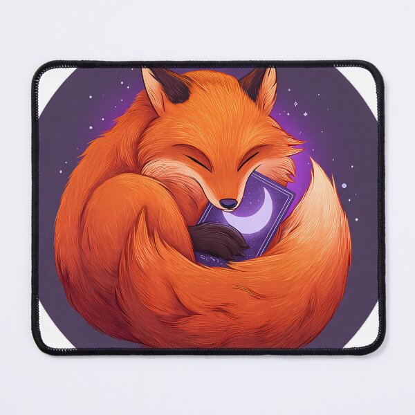 Item preview, Tarot Fox Moon Card designed and sold by IllumeInk.