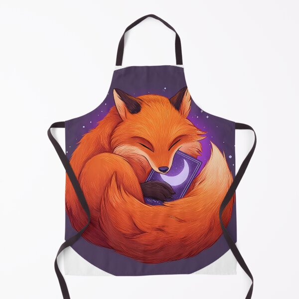Item preview, Tarot Fox Moon Card designed and sold by IllumeInk.