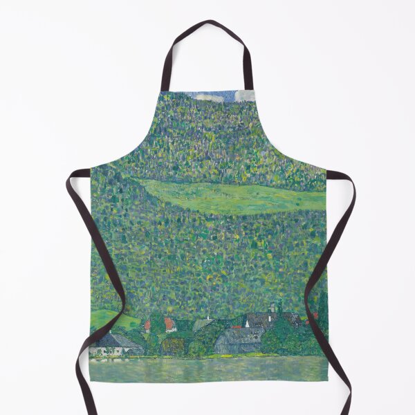 Item preview, Green Lakeside Village and Forested Hillside designed and sold by artofuniverse.