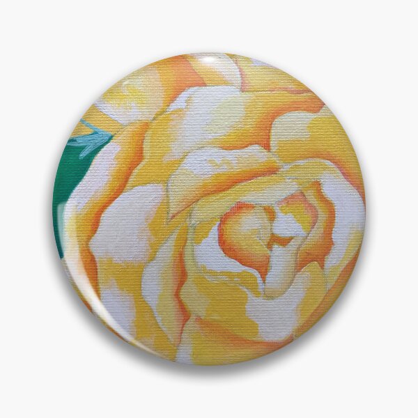 Aperçu de l'œuvre roses jaunes fond jaune peinture créée et vendue par GENEST-V.