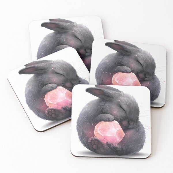 Item preview, Palmistry Bunny Pink Paw designed and sold by IllumeInk.