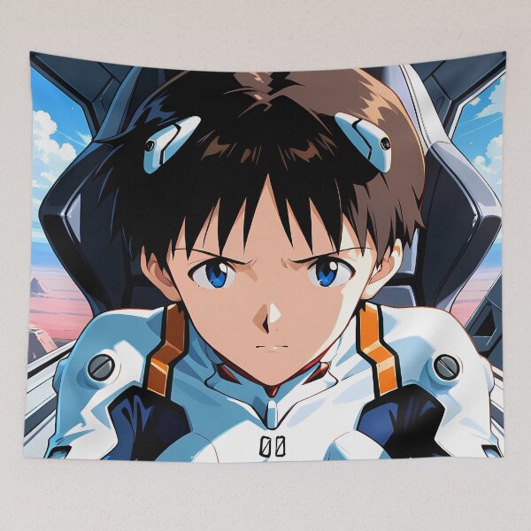 Item preview, Shinji Ikari Evangelion Pilot Focus Cockpit Sky designed and sold by GABRIELMURPHY.