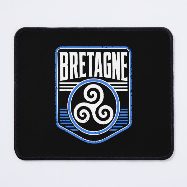 Item preview, Bretagne Triskel Celtic Symbol Distressed Emblem designed and sold by AntiqueImages.