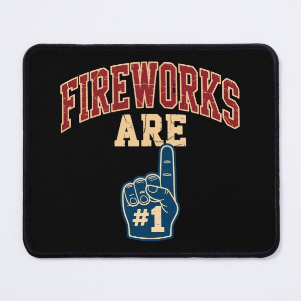 Item preview, Fireworks are Number 1 Foam Finger 4th of July Patriotic designed and sold by ZACK ART.