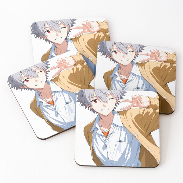 Item preview, Kaworu Nagisa Neon Genesis Evangelion Cardigan Wink Casual Style designed and sold by GABRIELMURPHY.
