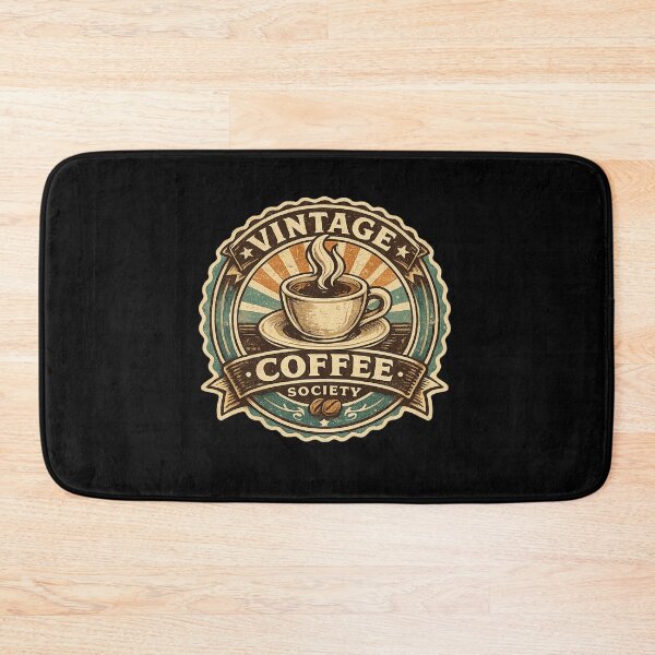 Item preview, Vintage Coffee Society Retro Badge – Old School Coffee Lover Design designed and sold by AM*ART.