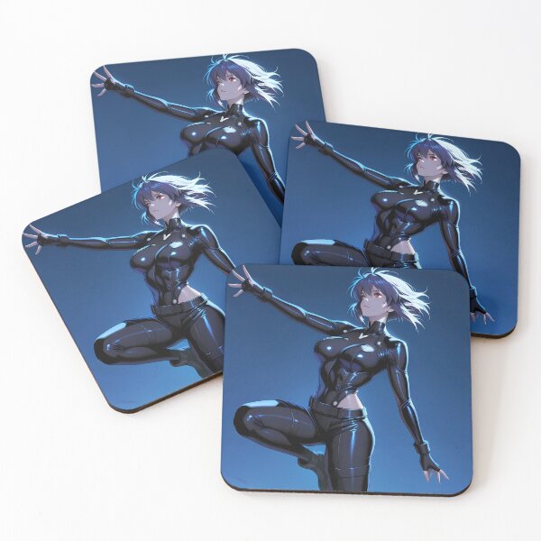 Item preview, Motoko Kusanagi Ghost in the Shell Blue Night Elegant Cyberpunk designed and sold by GABRIELMURPHY.
