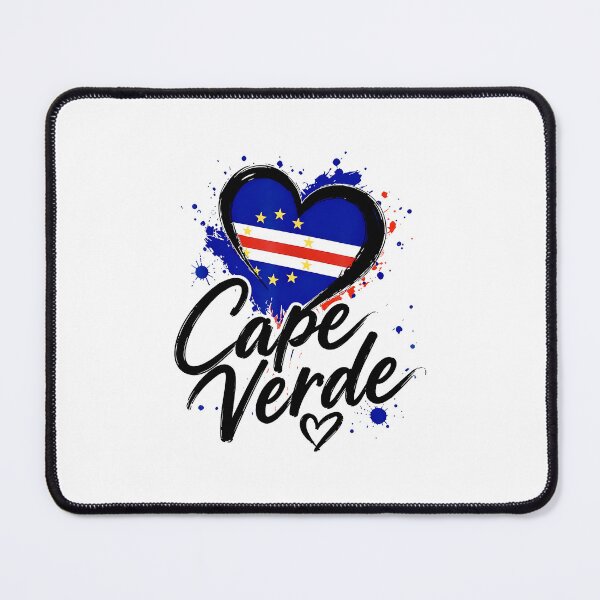 Item preview, Cape Verde Heart Flag Patriotic Love Country designed and sold by kienoy.
