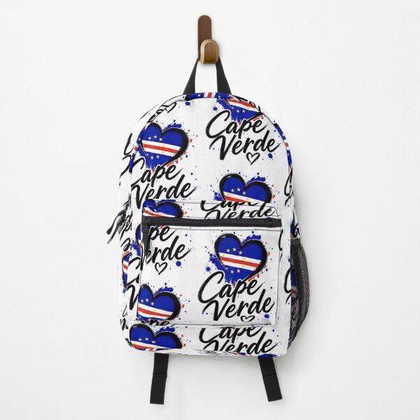 Item preview, Cape Verde Heart Flag Patriotic Love Country designed and sold by kienoy.