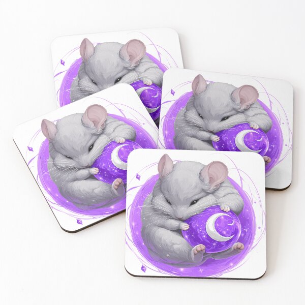 Item preview, Tarot Chinchilla Moon Card designed and sold by IllumeInk.