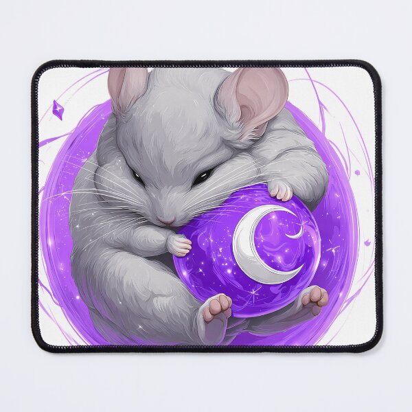 Item preview, Tarot Chinchilla Moon Card designed and sold by IllumeInk.
