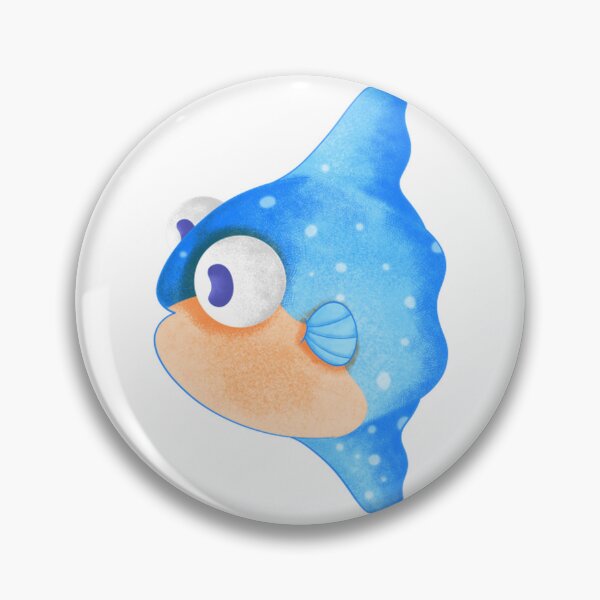 Item preview, Cute Baby Mola Mola Sunfish Hand Drawn Cartoon designed and sold by NiftyNinetieart.