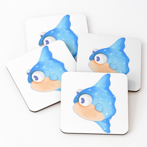Item preview, Cute Baby Mola Mola Sunfish Hand Drawn Cartoon designed and sold by NiftyNinetieart.
