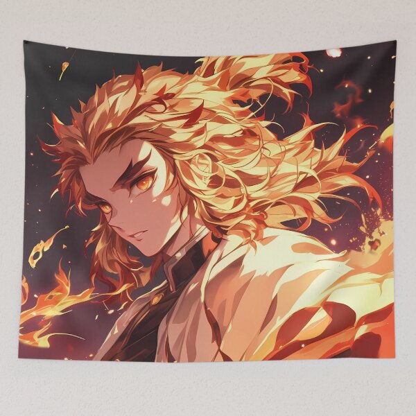 Item preview, Kyojuro Rengoku Demon Slayer Fiery Night Aura designed and sold by GABRIELMURPHY.
