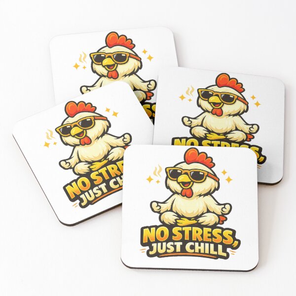 Item preview, No Stress Just Chill Chicken designed and sold by Chill Chicken Studio.