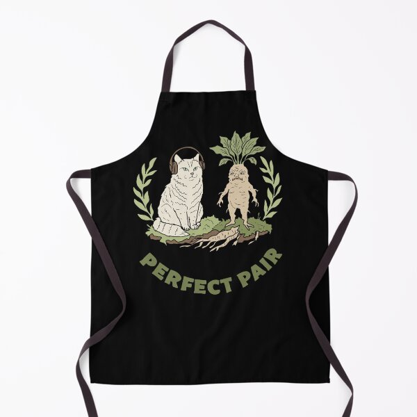 Item preview, Forest Cat and Mandrake Root Perfect Pair Folk Art designed and sold by LeshanArt.