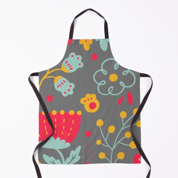 Item preview, Colorful Scandinavian Floral Pattern designed and sold by StudiobyTara.
