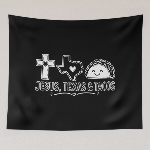 Item preview, Jesus, Texas and Tacos - Taco Tuesday - Christian designed and sold by OlakunleOloroz.