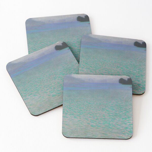 Item preview, Tranquil Turquoise Lake at Dusk designed and sold by artofuniverse.