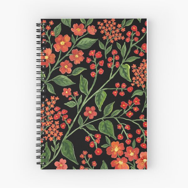 Item preview, Moody Red Vintage Floral Pattern designed and sold by TOM JACK.