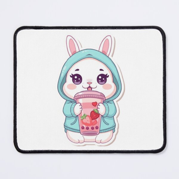 Item preview, Cute Boba Bunny Kawaii Sticker | Adorable Bubble Tea Rabbit designed and sold by Stylestickers55.