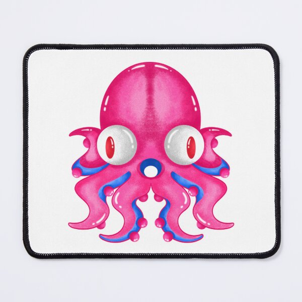 Item preview, Cute Baby Octopus Pink Hand Drawn Marine Art designed and sold by NiftyNinetieart.