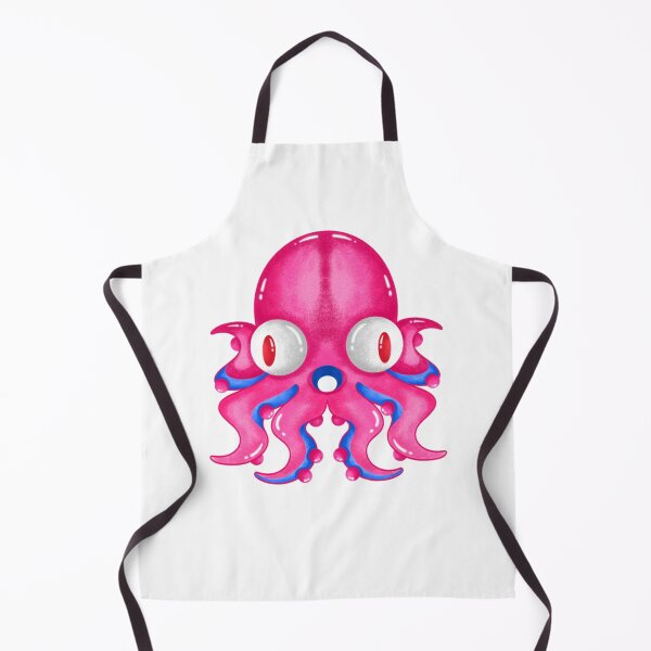 Item preview, Cute Baby Octopus Pink Hand Drawn Marine Art designed and sold by NiftyNinetieart.