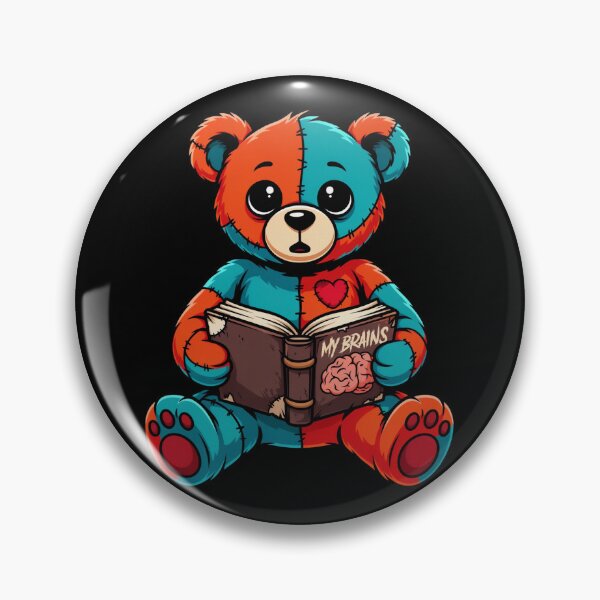 Item preview, Cute Zombie Teddy Bear - Kawaii Monster Gift Idea designed and sold by DejvArtist.