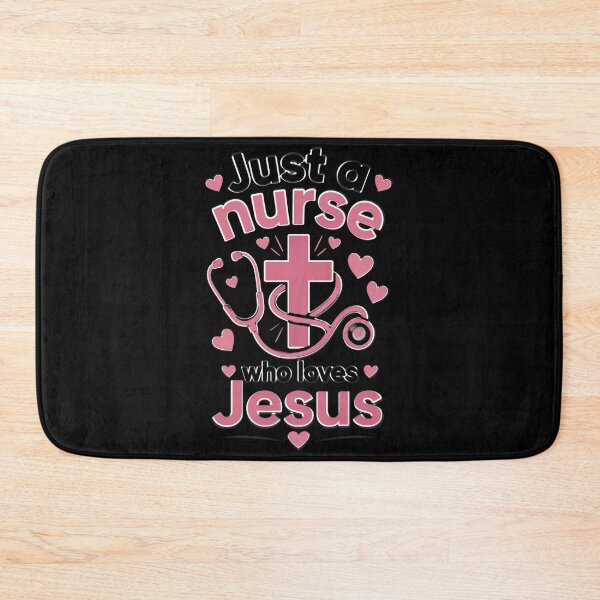 Item preview, Just A Nurse Who Loves Jesus Christian Faith designed and sold by OlakunleOloroz.
