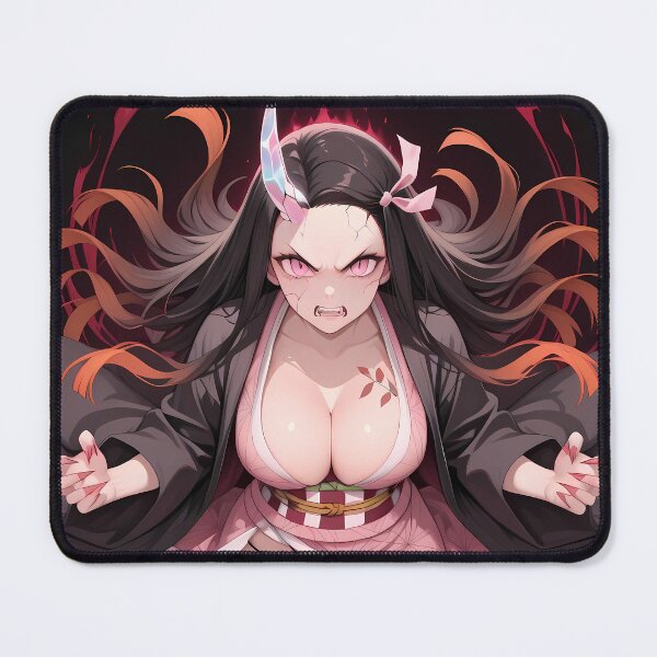 Item preview, Nezuko Kamado Kimetsu Dramatic Aura Power Neon Pink designed and sold by GABRIELMURPHY.