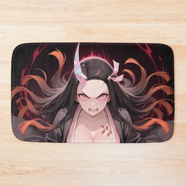 Item preview, Nezuko Kamado Kimetsu Dramatic Aura Power Neon Pink designed and sold by GABRIELMURPHY.