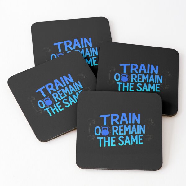 Item preview, Train Or Remain The Same Funny Gym Motivational Workout Quote designed and sold by Digistore1221.