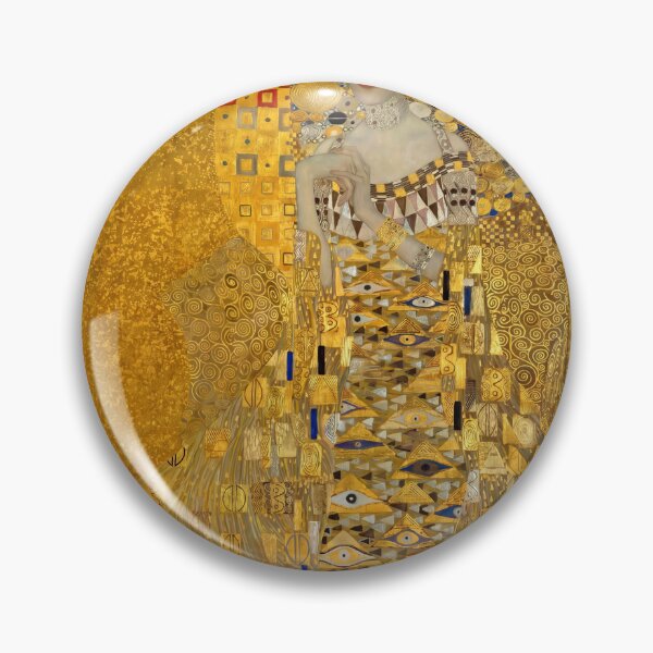 Item preview, Golden Woman Portrait in Ornamental Gold designed and sold by artofuniverse.