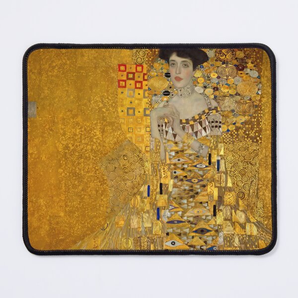 Item preview, Golden Woman Portrait in Ornamental Gold designed and sold by artofuniverse.