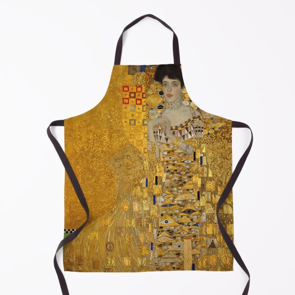 Item preview, Golden Woman Portrait in Ornamental Gold designed and sold by artofuniverse.