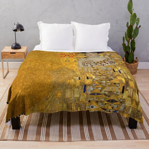 Item preview, Golden Woman Portrait in Ornamental Gold designed and sold by artofuniverse.