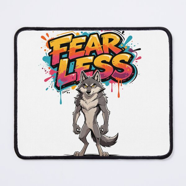 Item preview, Fearless Wolf Bold Statement designed and sold by LINSSEX Style • Urban & Sport Streetwear.