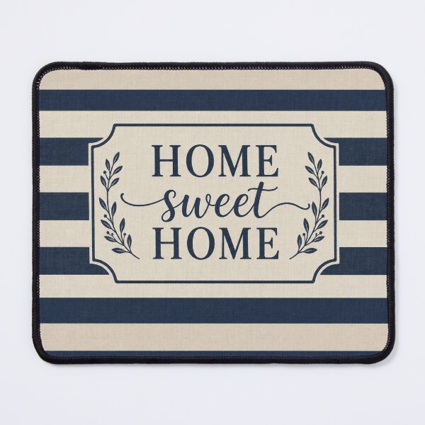 Item preview, Navy Blue & Natural Farmhouse Striped Throw Pillow Cover | Rustic Stripe Cushion Cover | Modern Country Home Decor designed and sold by JCozycorner.