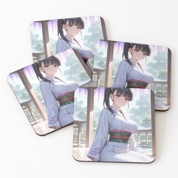 Item preview, Kanao Tsuyuri Demon Slayer Wisteria Garden Kimono Scene designed and sold by GABRIELMURPHY.
