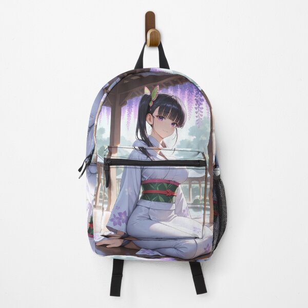 Item preview, Kanao Tsuyuri Demon Slayer Wisteria Garden Kimono Scene designed and sold by GABRIELMURPHY.