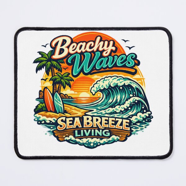 Item preview, Sea Breeze Living Beachy Waves designed and sold by DPBTees70.