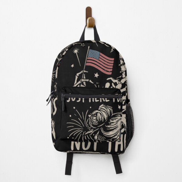 Item preview, Just Here For The Fireworks Not The Fascism Skeleton 4th Of July designed and sold by ObukiLantara.