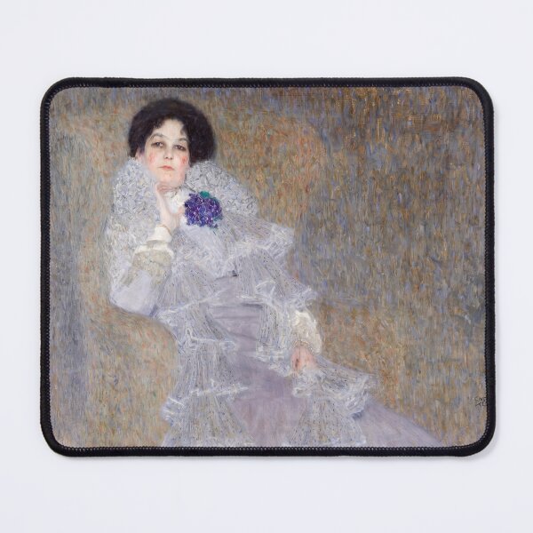 Item preview, Lady in Lavender Lace Dress Portrait designed and sold by artofuniverse.