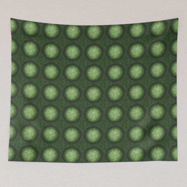 Item preview, Pattern with geometrically arranged green spheres designed and sold by Cherevan.