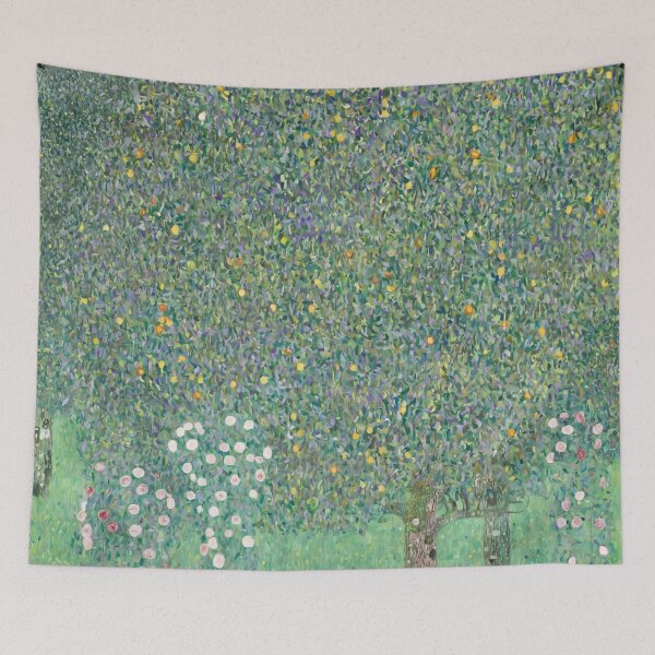 Item preview, Roses Under the Trees Klimt Landscape designed and sold by artofuniverse.