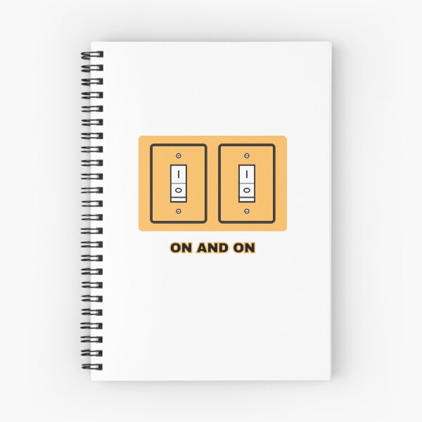 Item preview, On and On - Light Switch Design designed and sold by TIAwesome.