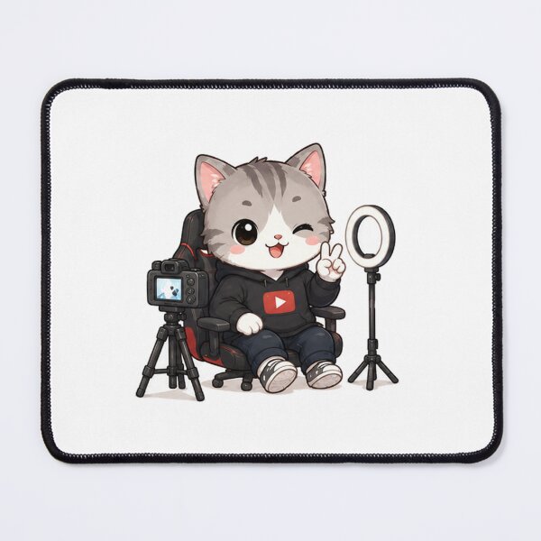 Item preview, Cute Cat Streamer with Camera and Ring Light designed and sold by  Cat Lady.