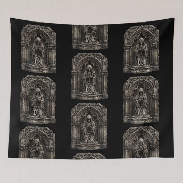 Item preview, Skeleton Monk in Frontal Prayer — Gothic Sculpture designed and sold by David Mateo ArtWorks.