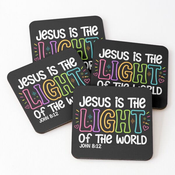 Item preview, Jesus Is The Light Of The World John 8 12 Colorful Christian designed and sold by ObukiLantara.